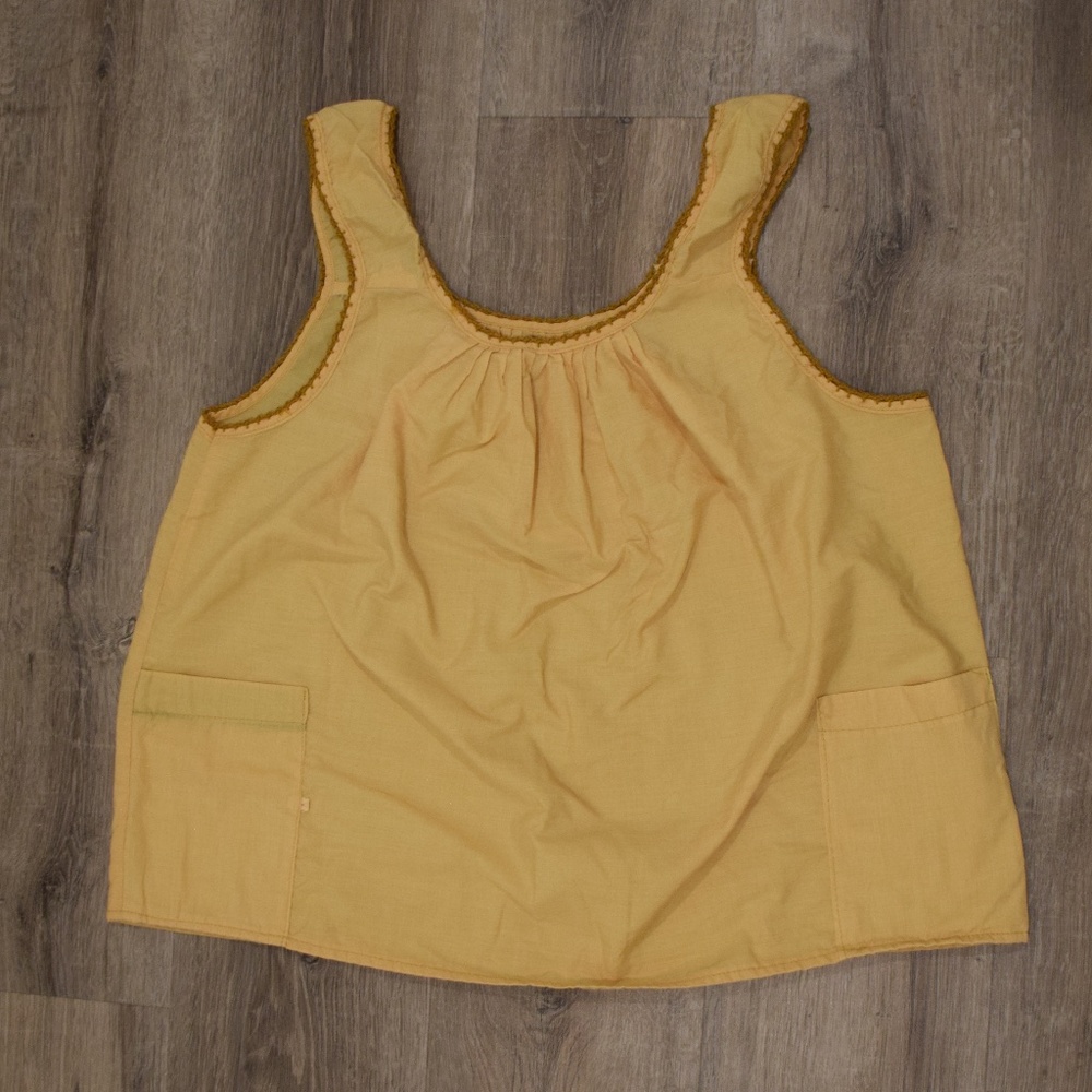 NWOT Yellow Summer Yoga Blouse